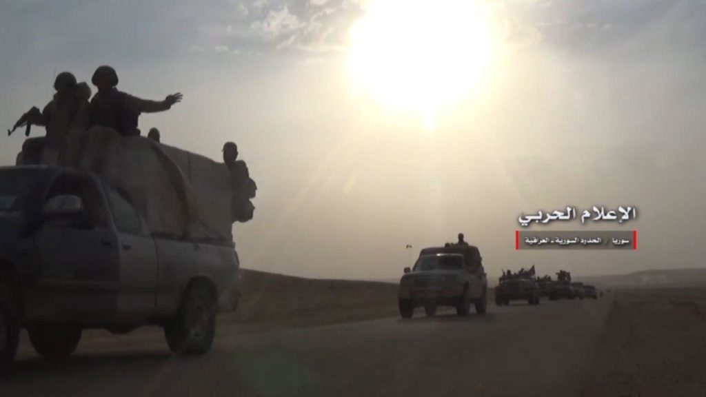 Video Confirmation: Syrian And Iraqi Troops Met At Border Near Al-Bukamal