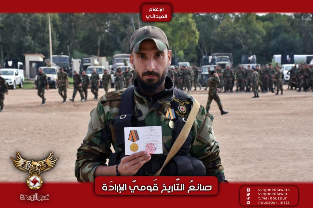 Photos: SSNP Military Wing Members Receive Russian Medals For Participating In Ongoing Anti-Terrorist Campaign In Syria