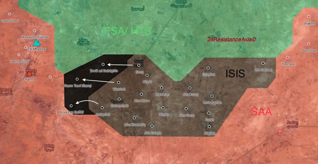 ISIS Captures More Villages From Hayat Tahrir al-Sham In Northeastern (Maps)