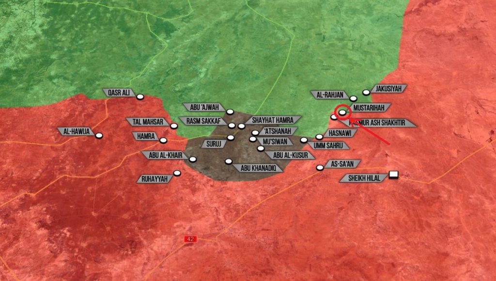 Syrian Troops Liberated Mustarihah From Militants In Northeastern Hama (Map)