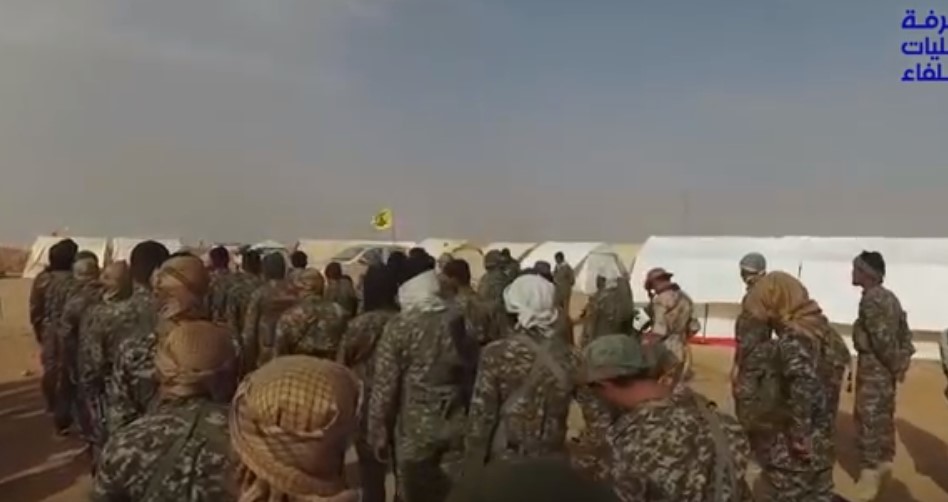 Video: Syrian Troops And Their Allies At Iraqi Border, Near Al-Bukamal