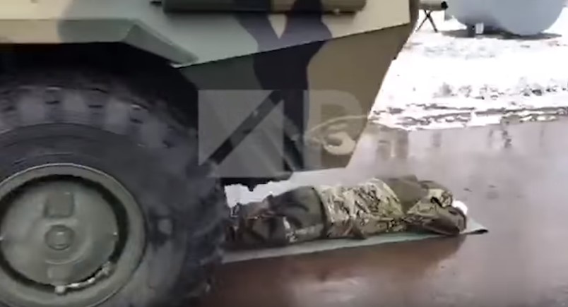 Video: Future Russian Top Officials Were Tested Under APCs