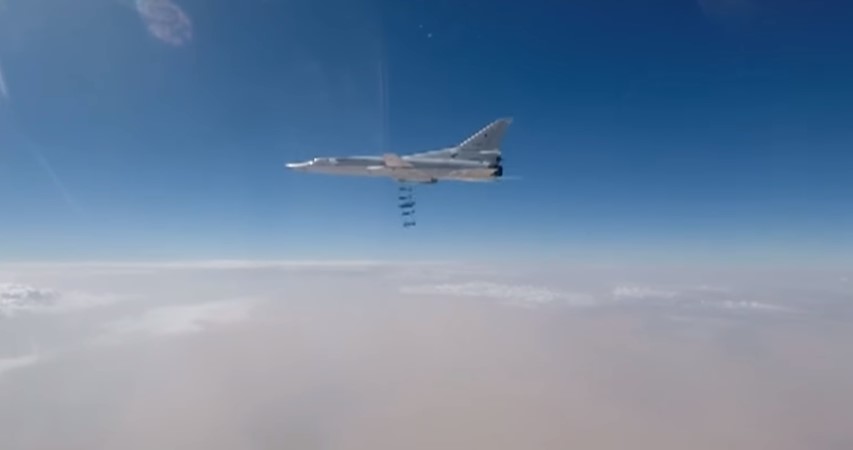 Russian Strategic Bombers Pound ISIS Targets Near al-Bukamal