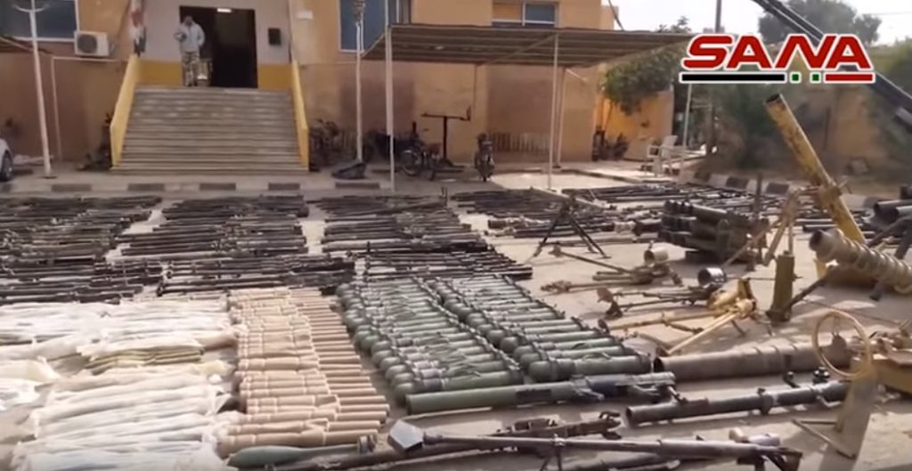 Video: Syrian Forces Discover Large ISIS Weapons Depot In Deir Ezzor