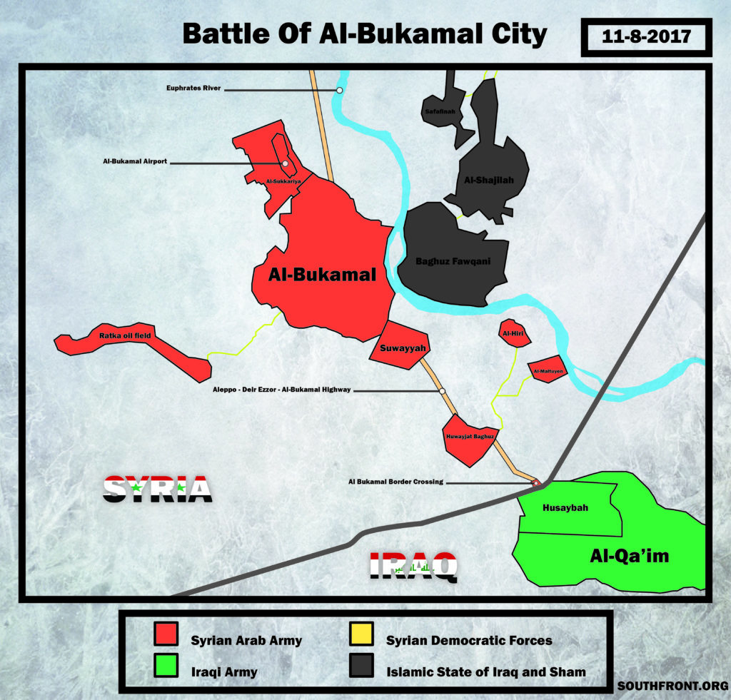 Syrian Army, Allies Liberated Al-Bukamal City From ISIS - Media