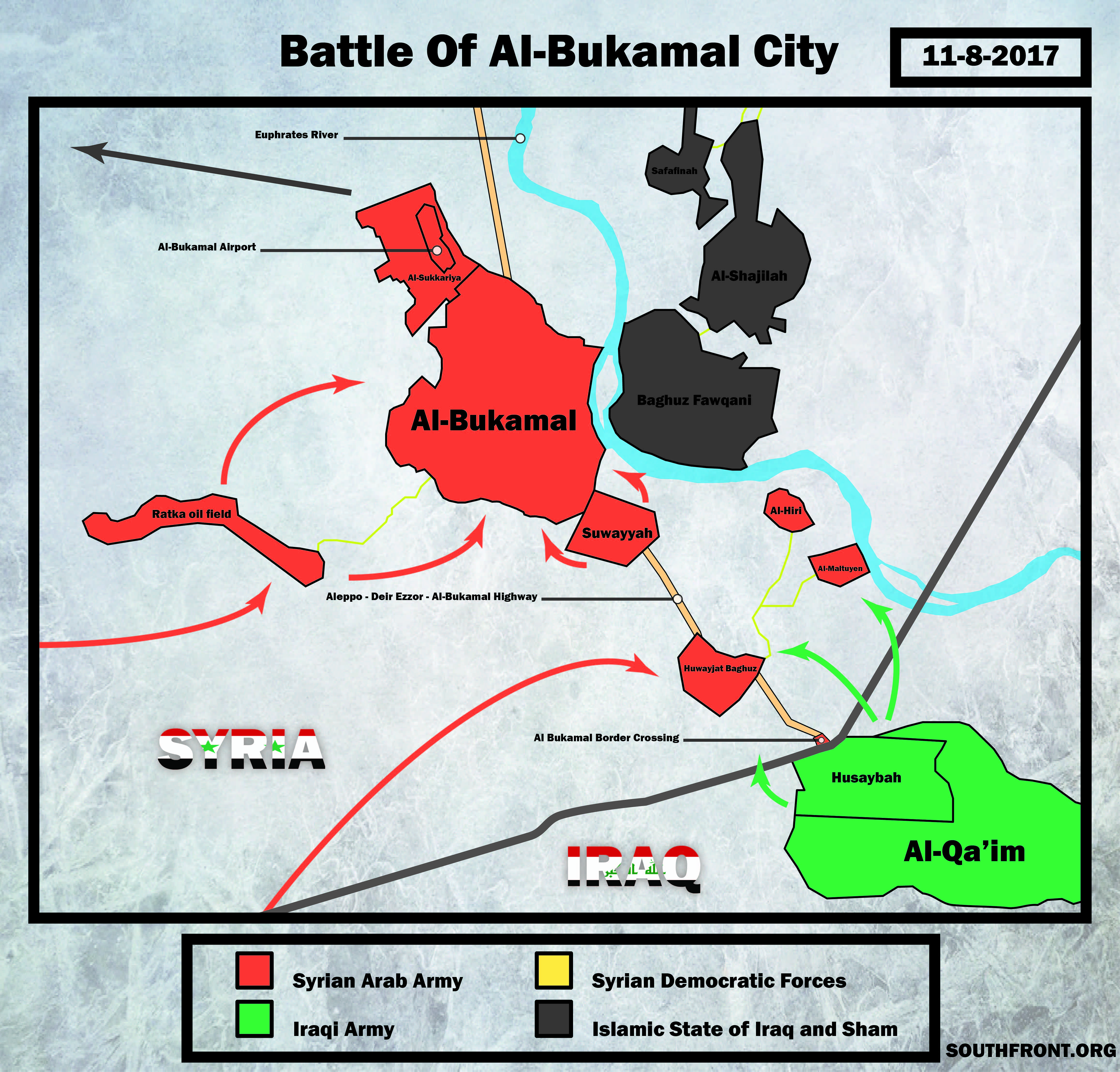 Overview: Syrian Army Operation To Liberate Strategic City Of Al-Bukamal