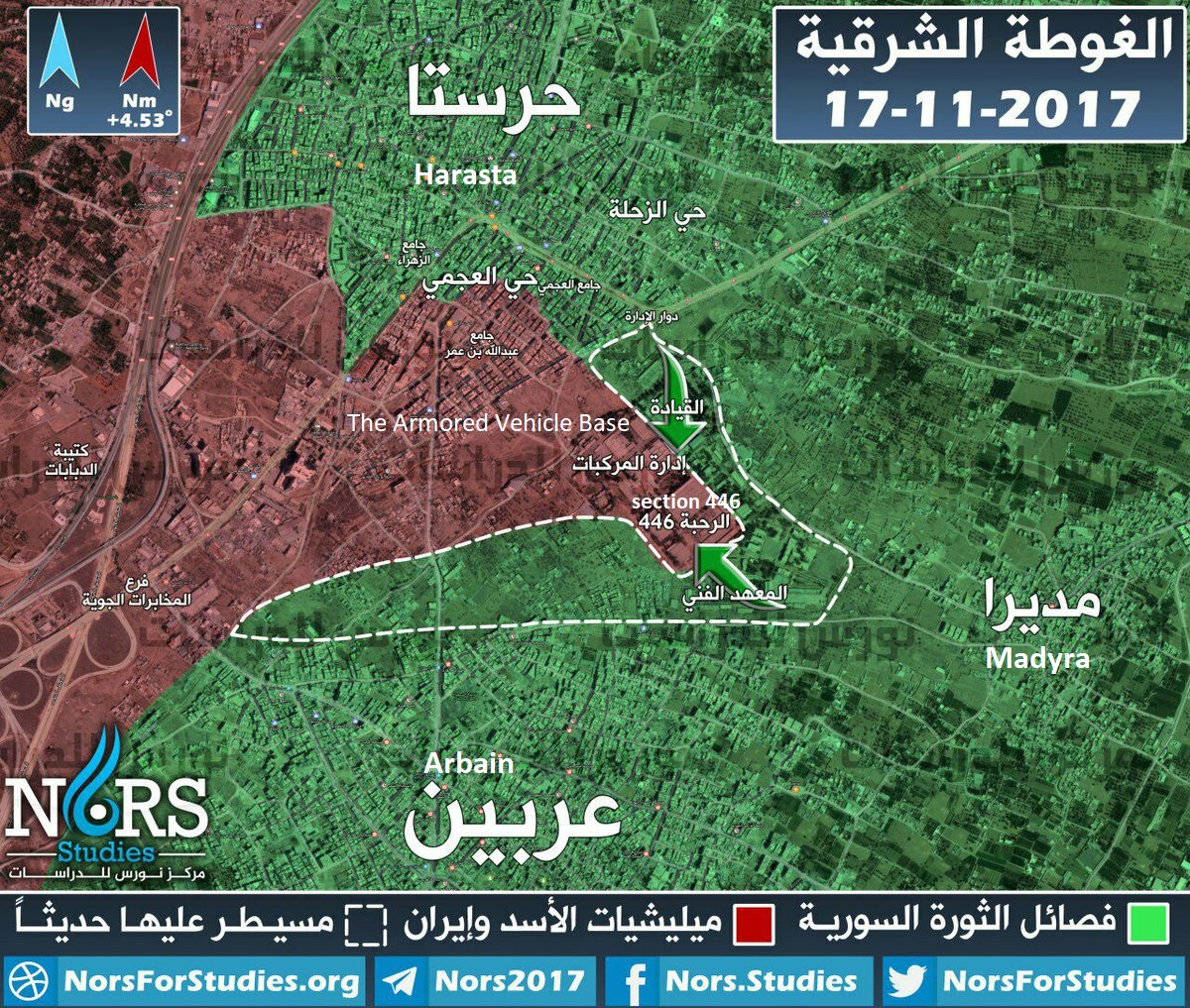 Government Troops Launch Counter Attack In Syria's Eastern Ghouta (Map)