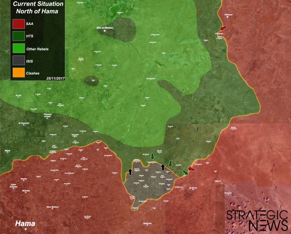 Map Update: Military Situation In Northern Hama And Southern Aleppo