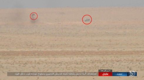 ISIS Destroyed 6 Vehicles of Syrian Army With Anti-Tank Guided Missiles (Photos)