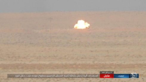 ISIS Destroyed 6 Vehicles of Syrian Army With Anti-Tank Guided Missiles (Photos)