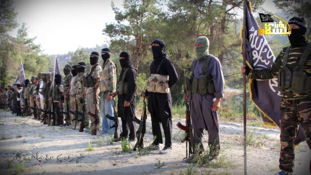 Mysterious Aircrat Bomb Turkistan Islamic Party In Northern Idlib