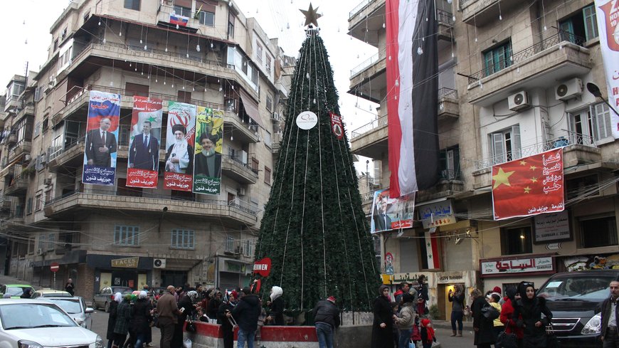 Photos: Christmas In Aleppo City "Occupied By Assad Regime"