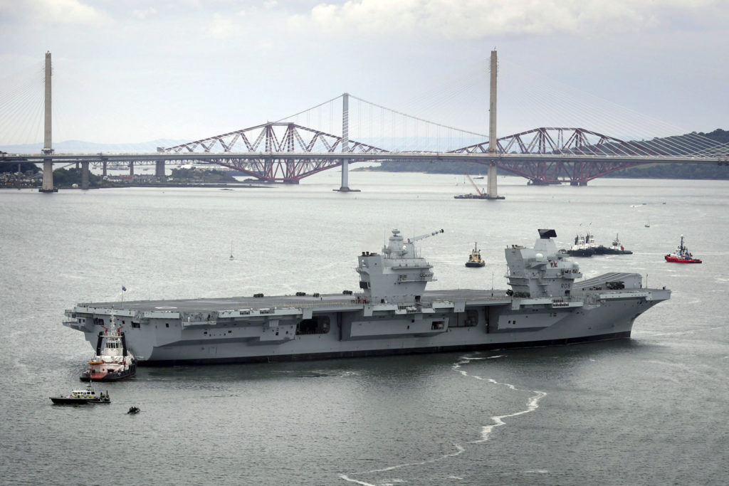 UK’s Brand New Aircraft Carrier Springs Leak Two Weeks After Launch