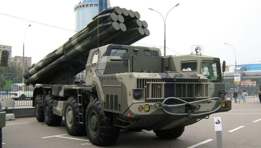 Russia Battle Tested Cutting-Edge Tornado-S Multiple Rocket Launcher System In Syria