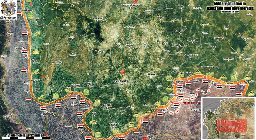 Military Situatuation In Southern Idlib Following Liberation Of Abu Dali (Map Update)