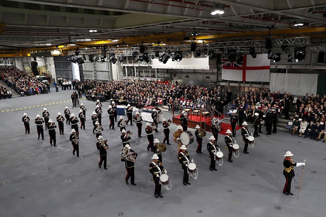 British Supercarrier HMS Queen Elizabeth Officially Joined Royal Navy (Photos)