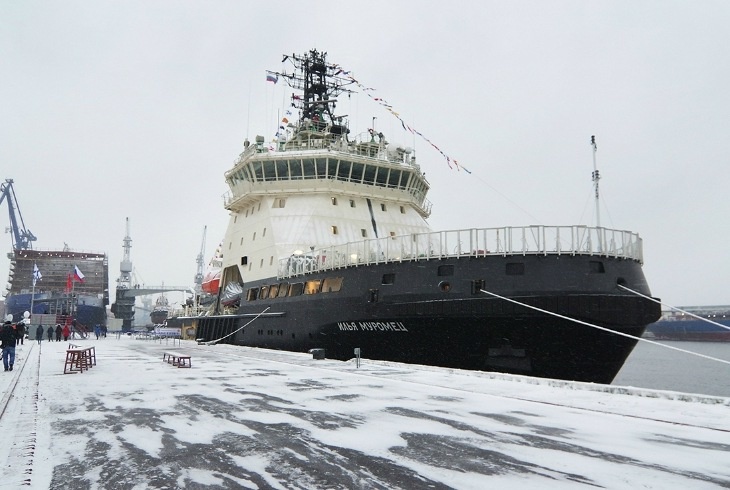 Russian Navy's Icebreaker Ilya Muromets Is Declared Operational (Photos, Video)