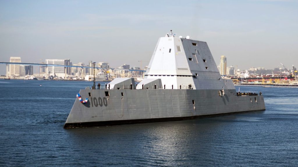 Second Zumwalt-class Destroyer Is Forced To Stop Builders Trials Because Of Electrical System Problems