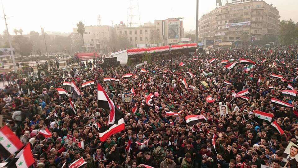 Syrians Marked Anniversary Of Aleppo Liberattion With Large Rally (Photos)