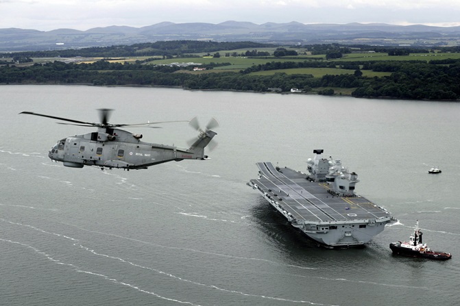 British Supercarrier HMS Queen Elizabeth Officially Joined Royal Navy (Photos)