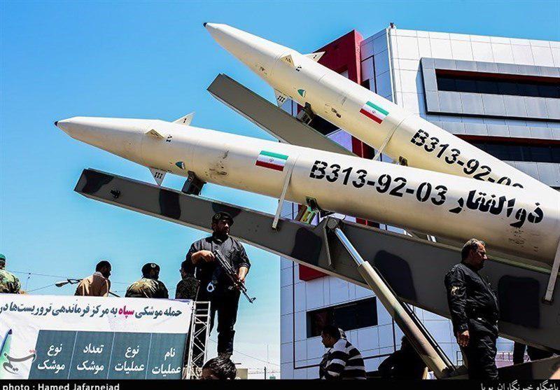 In Photos: Zolfaghar Ballistic Missile Is Showcased In Front Of Amirkabir University of Technology In Teheran