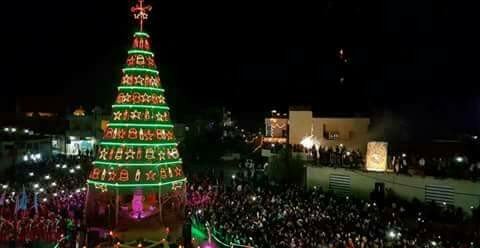 Photos: Christmas In Aleppo City "Occupied By Assad Regime"