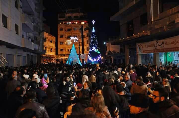 Photos: Christmas In Aleppo City "Occupied By Assad Regime"