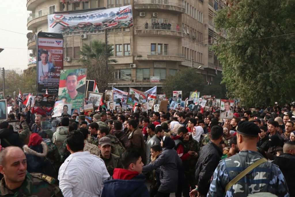 Syrians Marked Anniversary Of Aleppo Liberattion With Large Rally (Photos)