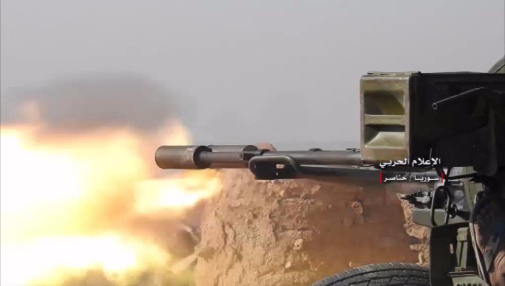 In Photos And Video: Syrian Army Pounding Militant Positions In Southern Aleppo