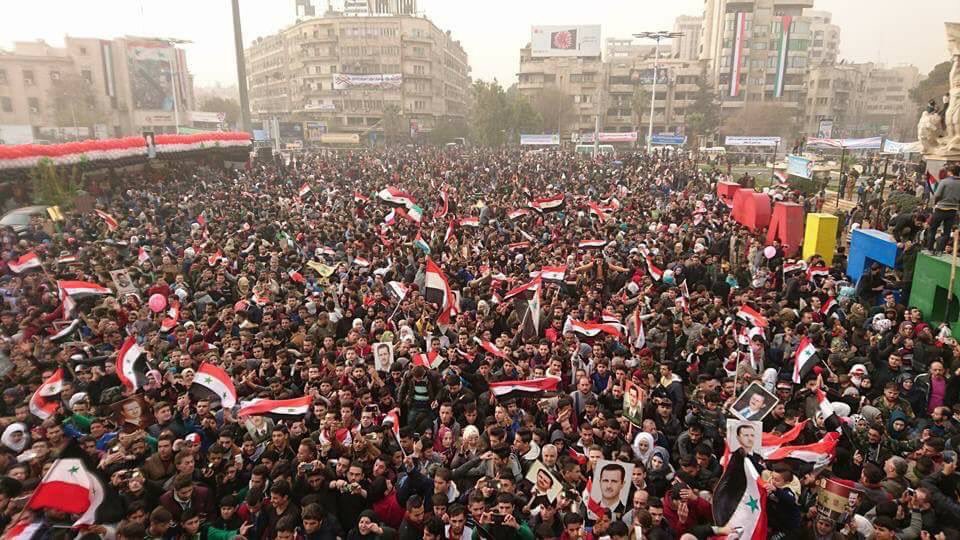 Syrians Marked Anniversary Of Aleppo Liberattion With Large Rally (Photos)