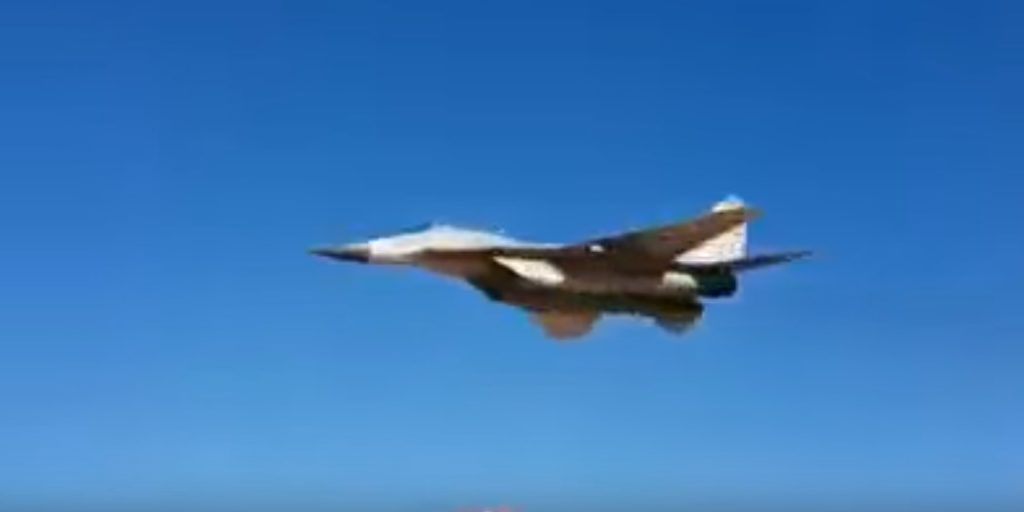 Video: MiG-29 Salutes Syrian Soldiers In Low-Altitude Flyover