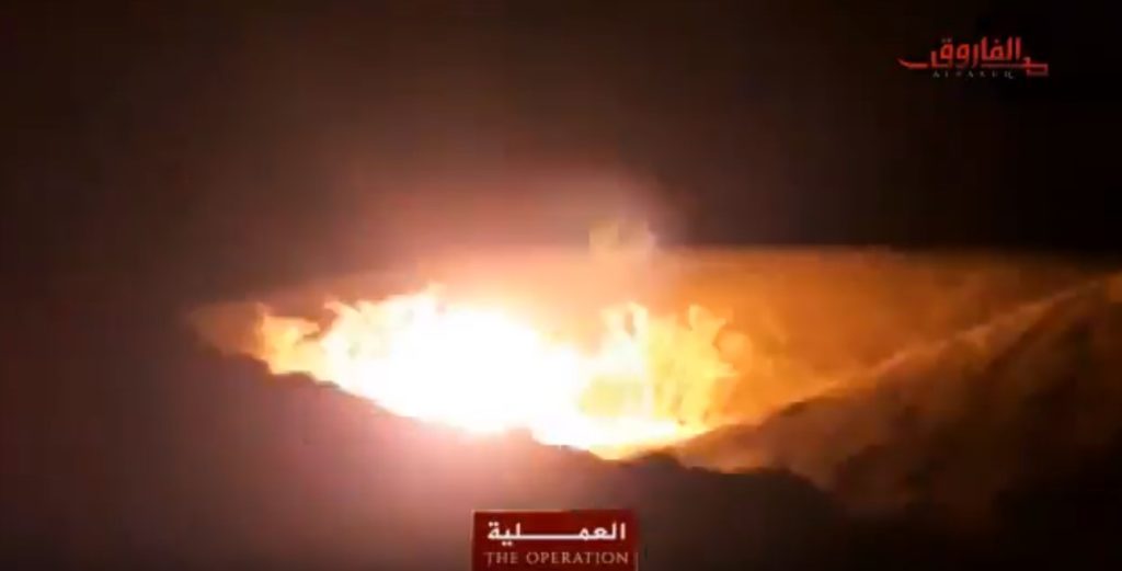 Video: Terrorists Reportedly Blow Up Oil Pipeline In Iran Amid Protests