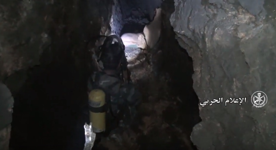 Government Troops Discover And Destroy 300-Meter Long Tunnel In Eastern Ghouta (Video)