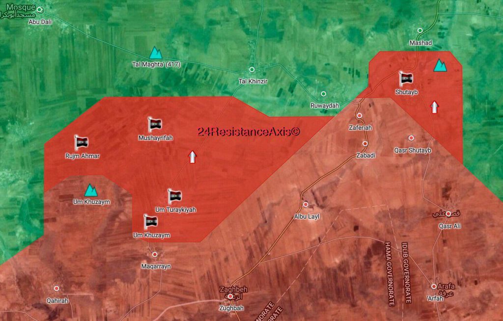 Government Troops Liberate 7 Villages From Terrorists In Northern Hama (Map, Photos)