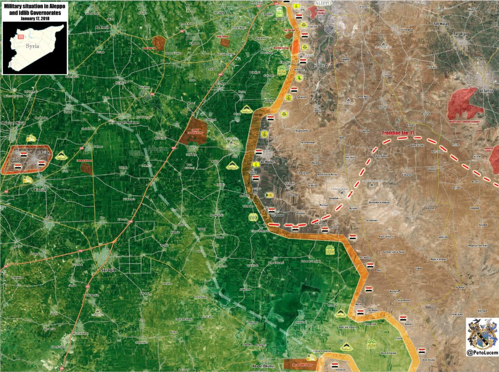 Syrian Troops Pressure Militants In Southern Aleppo In Attempt To Close Eastern Idlib Pocket (Map)