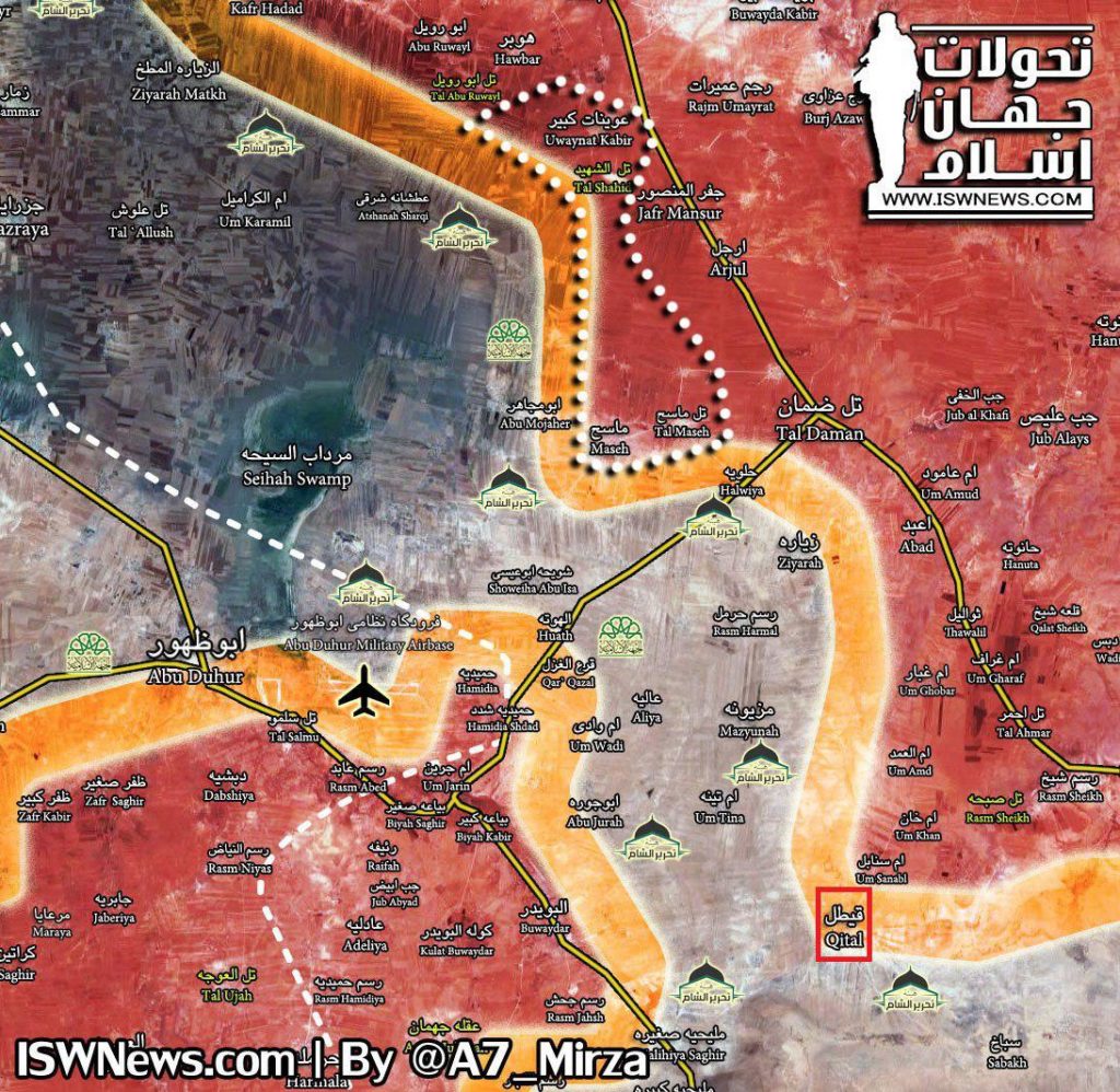 Syrian Army Tightens Siege On Abu al-Duhur Airbase, Militants In Northeastern Hama