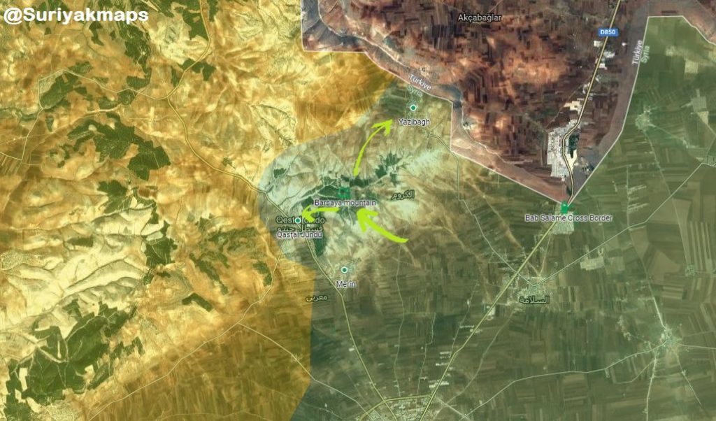 Map Update: Turkish Forces And Free Syrian Army Control Strategic Bursaya Mount East Of Afrin