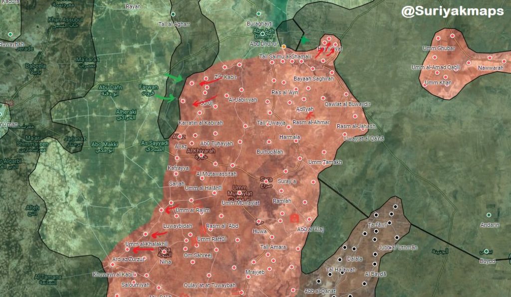 Intense Fighting Near Abu al-Duhur Airbase, Hayat Tahrir al-Sham Attacks Musharifah