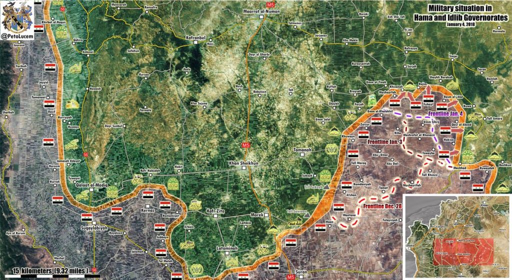 Map Update: Syrian Army Progress Against Militants In Southern Idlib