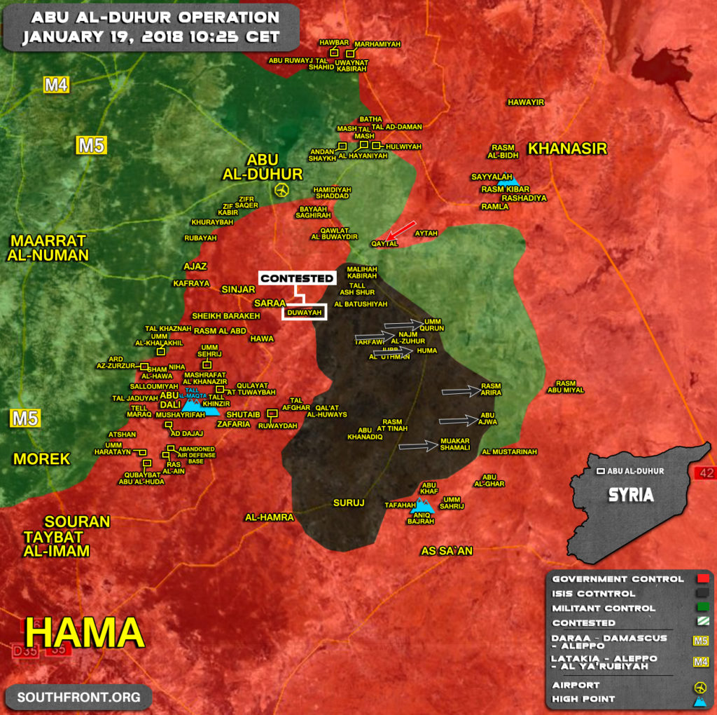 ISIS Captures Over 30 Villages From Hay’at Tahrir al-Sham In Northern Hama and Southern Aleppo (Map)