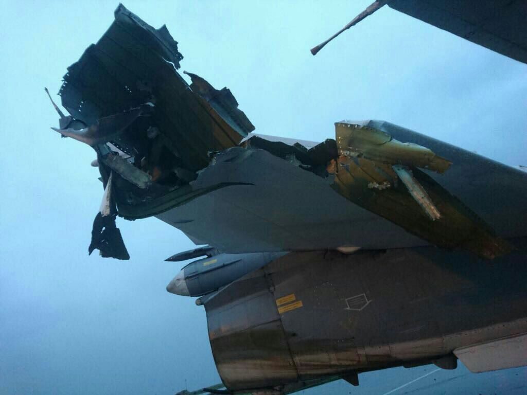 Photos Allegedly Show Damage Caused To Russian Aircraft At Khmeimim Air Base From Militant Shelling