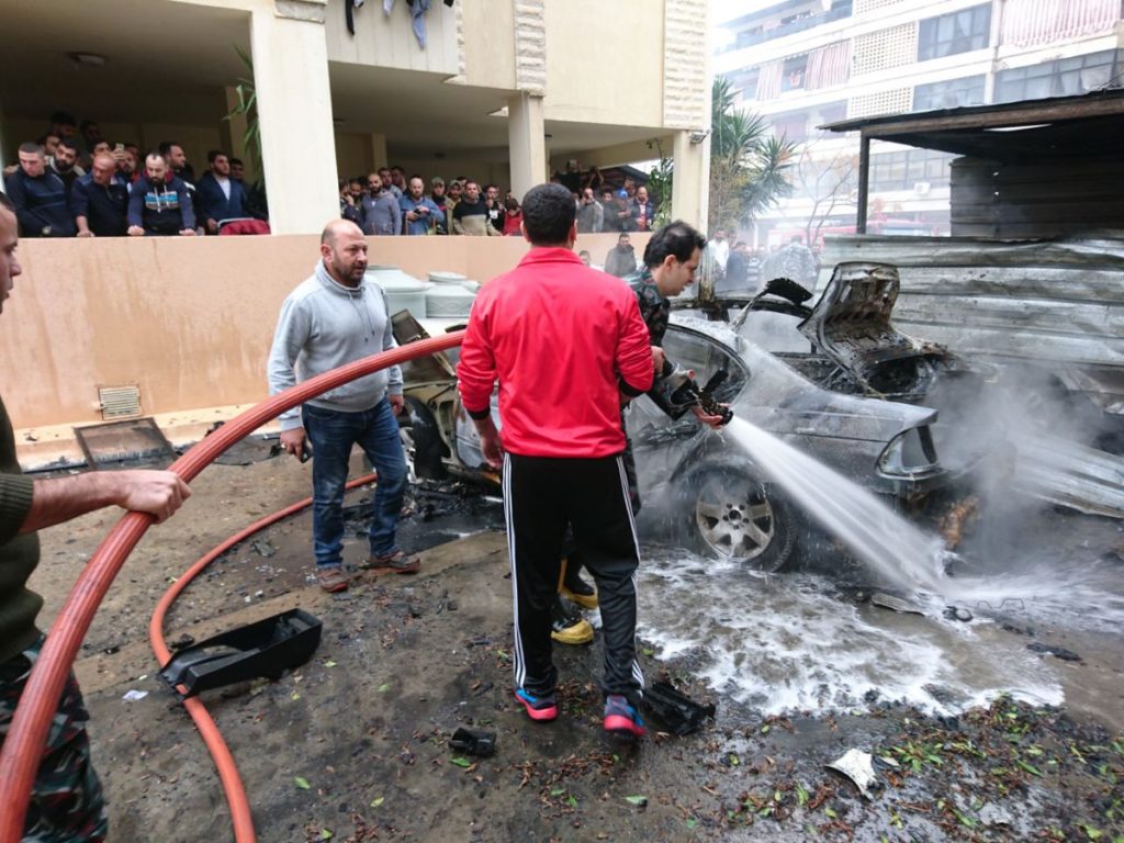 Hamas official Wounded In Car Bomb Attack In Lebanon (Photos)