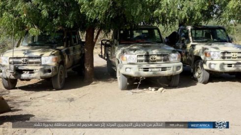 Photos: Boko Haram Captures Large Number Of Weapons, Munition And Vehicles From Nigerian Army