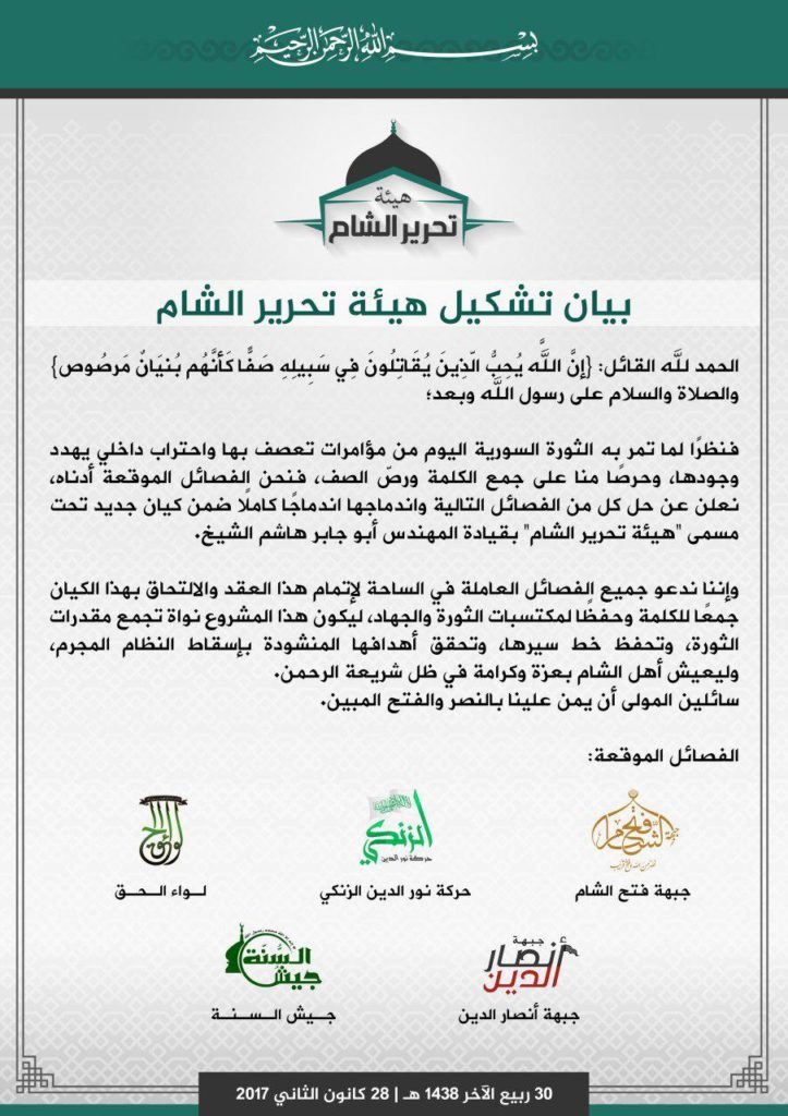 Hayat Tahrir al-Sham: History, Capabilities, Role In Syrian War