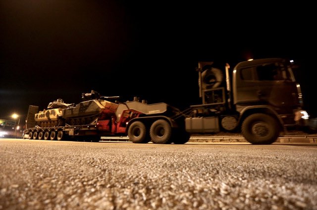 Turkish Army Deploys More Troops, Vehicles Around Afrin, Shells Kurdish Forces Inside It (Photos, Video)