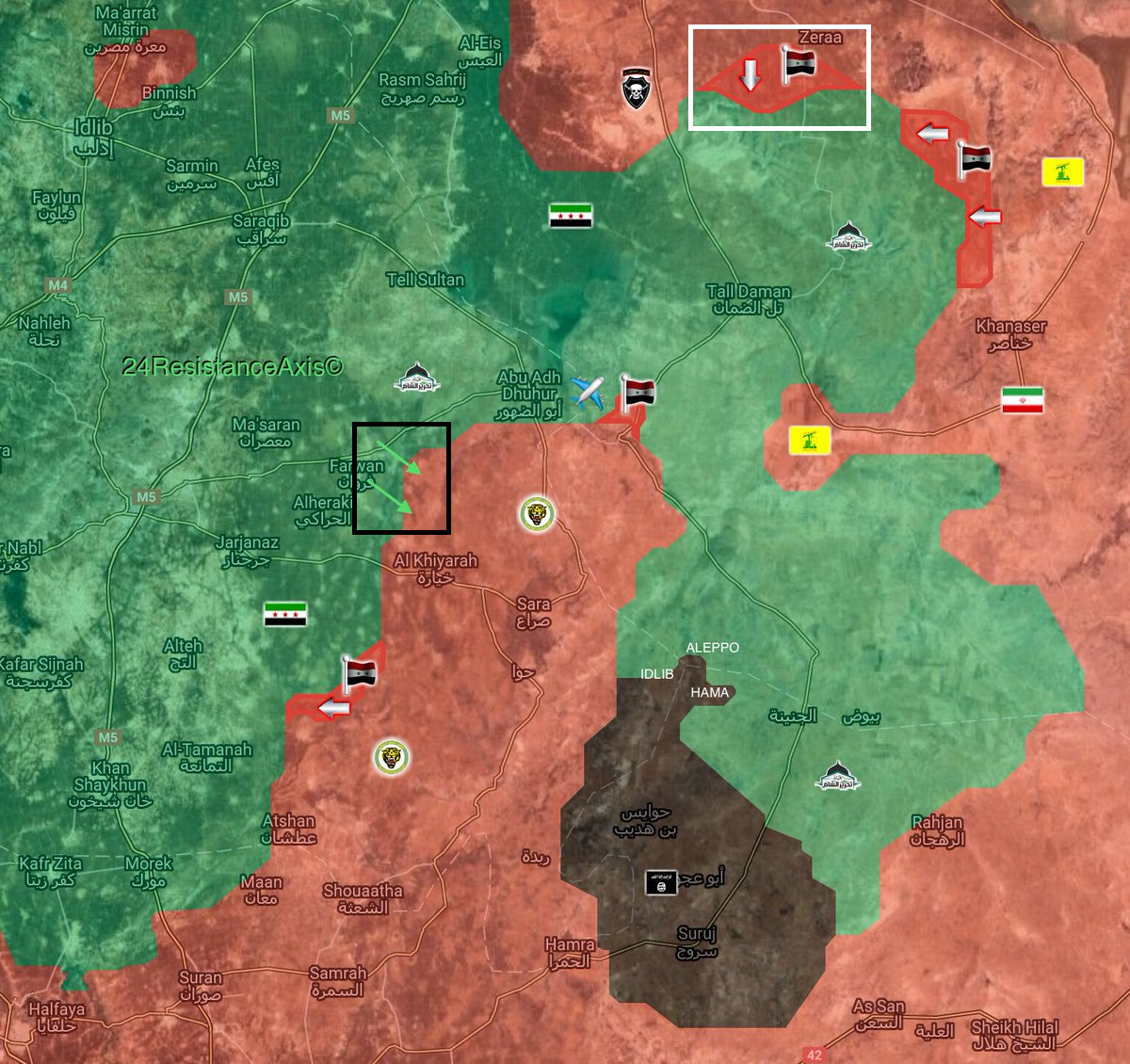 Hay’at Tahrir al-Sham Launches Fierce Attack Against Syrian Army Southwest Of Abu Duhur (Photos, Map)