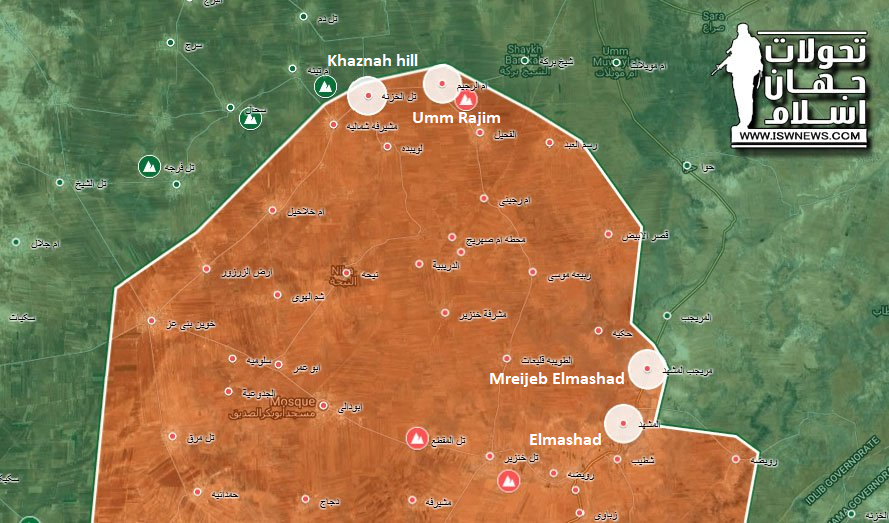 Hay’at Tahrir al-Sham Fighters Flee Their Positions In Southern Idlib (Map)