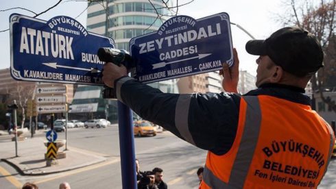 Olive Branch Street - Turkey Renames Road Where US Embassy Located In Ankara