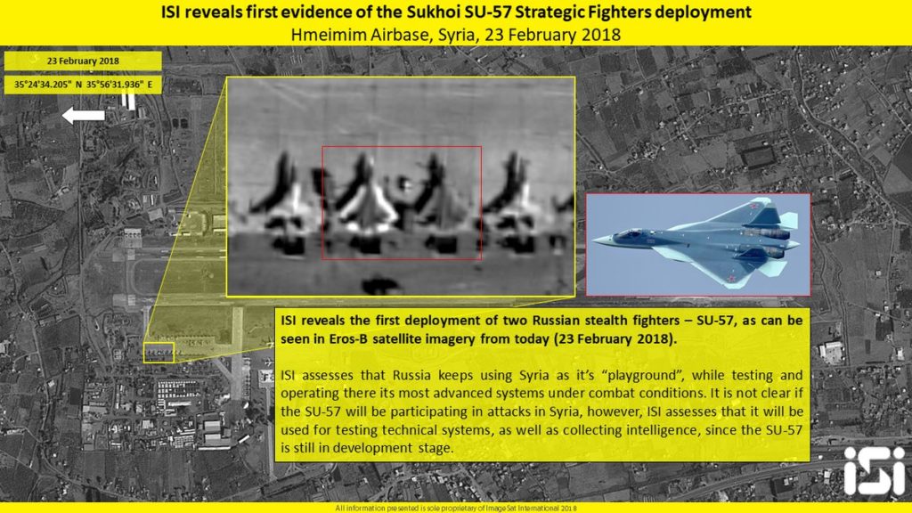 Satellite Images: Su-57 Stealth Fighter Jets Deployed At Russian Airbase In Syria