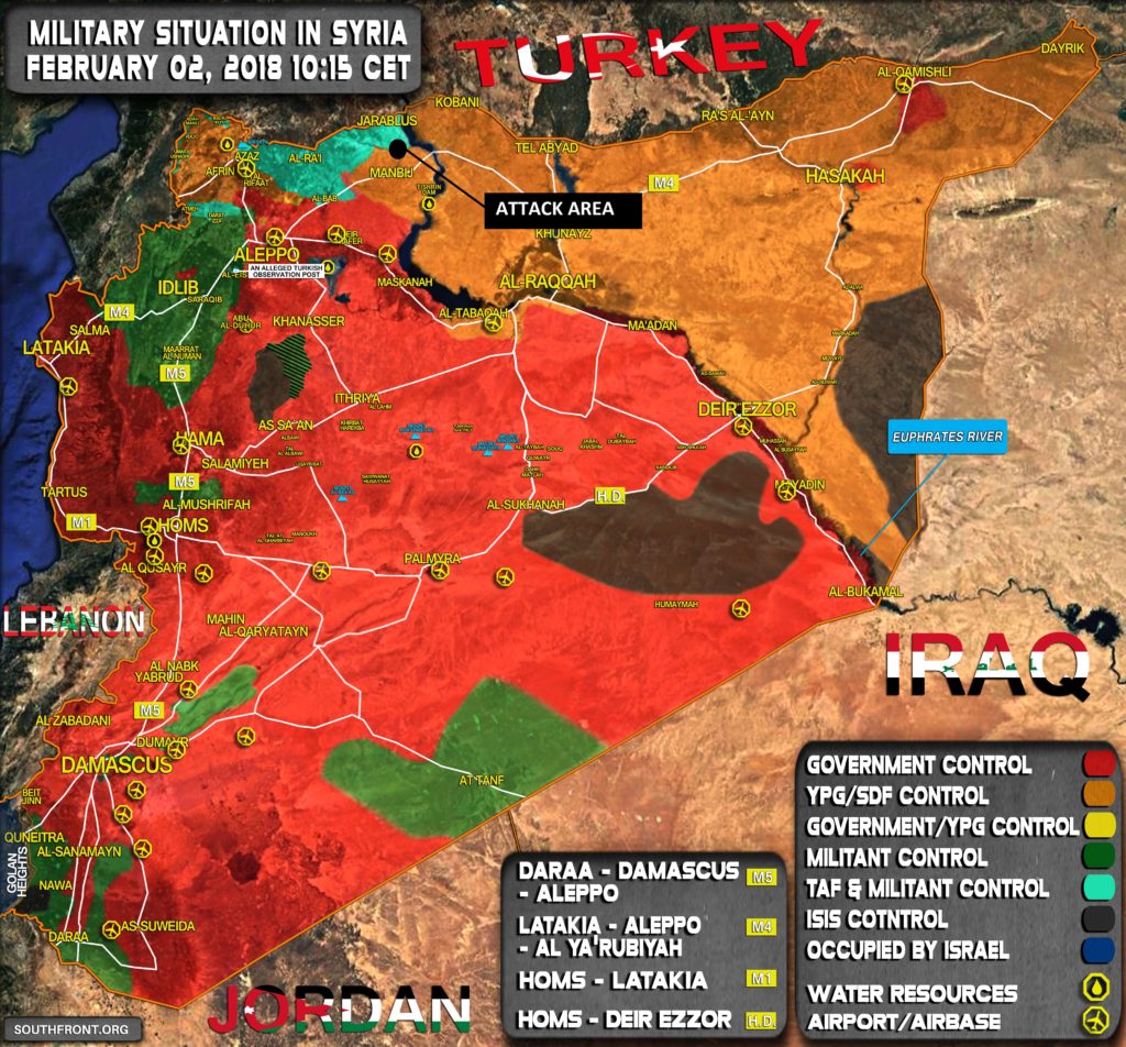 Turkish-backed Forces Attack SDF Positions North Of Manbij - Reports